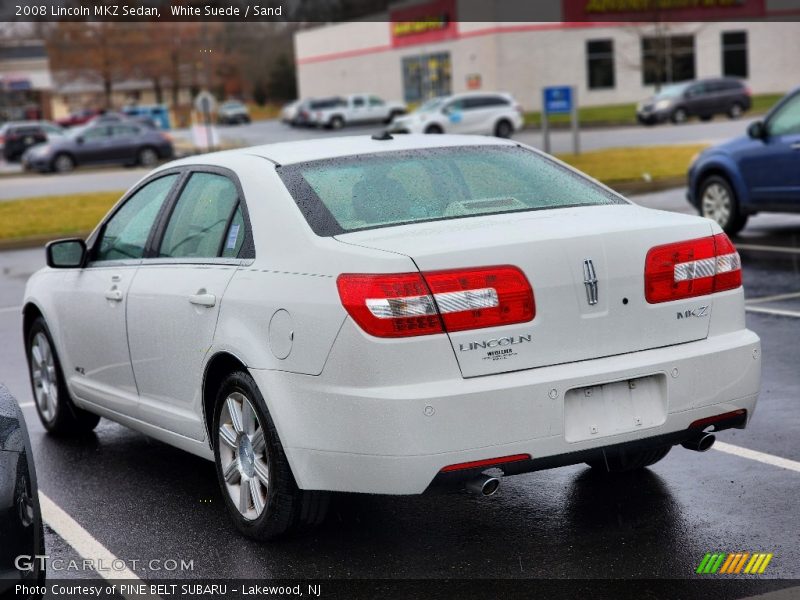  2008 MKZ Sedan White Suede