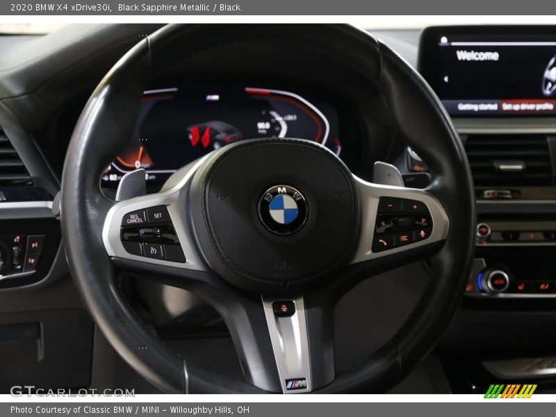 Black Sapphire Metallic / Black 2020 BMW X4 xDrive30i