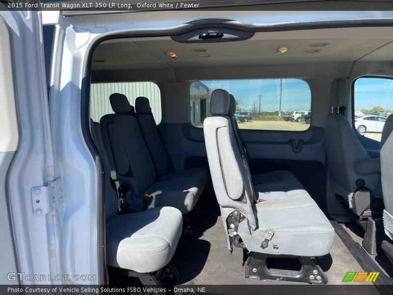 Rear Seat of 2015 Transit Wagon XLT 350 LR Long