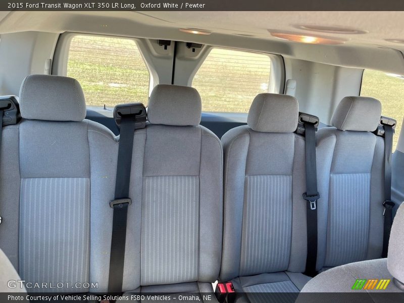 Rear Seat of 2015 Transit Wagon XLT 350 LR Long