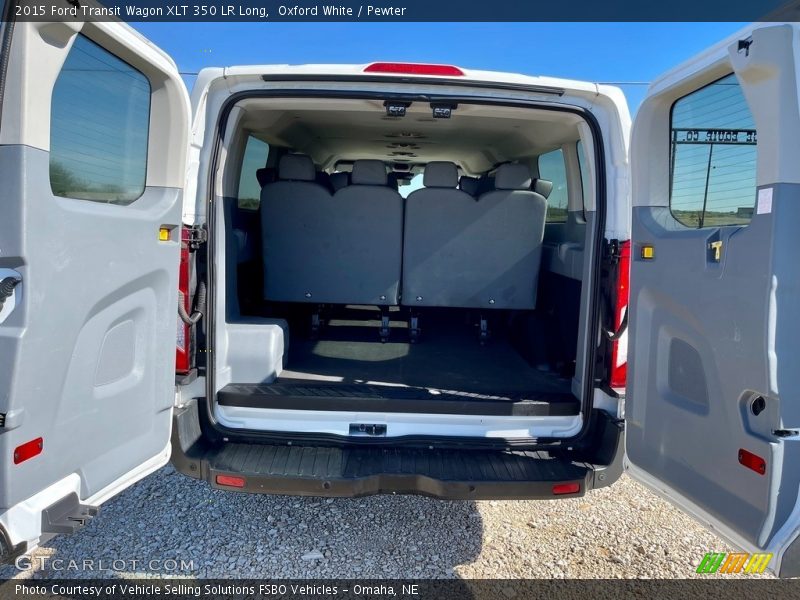 Oxford White / Pewter 2015 Ford Transit Wagon XLT 350 LR Long