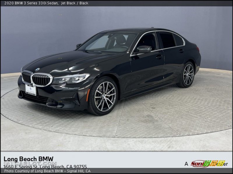 Jet Black / Black 2020 BMW 3 Series 330i Sedan