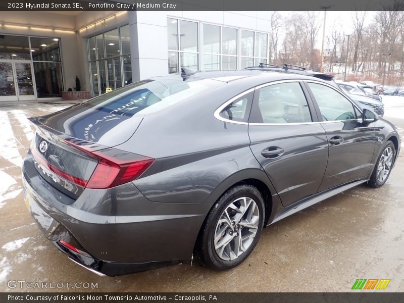 Portofino Gray / Medium Gray 2023 Hyundai Sonata SEL