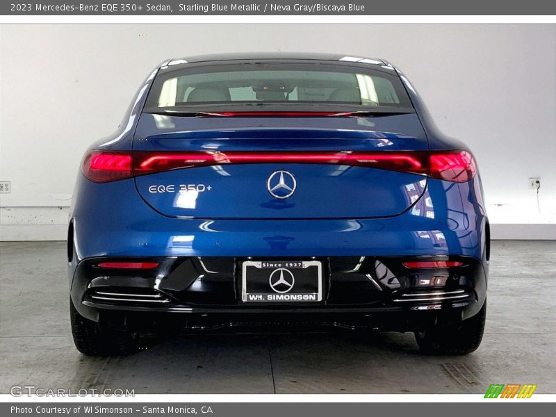 Starling Blue Metallic / Neva Gray/Biscaya Blue 2023 Mercedes-Benz EQE 350+ Sedan