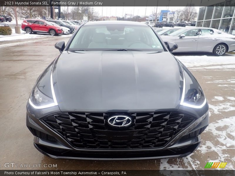 Portofino Gray / Medium Gray 2023 Hyundai Sonata SEL