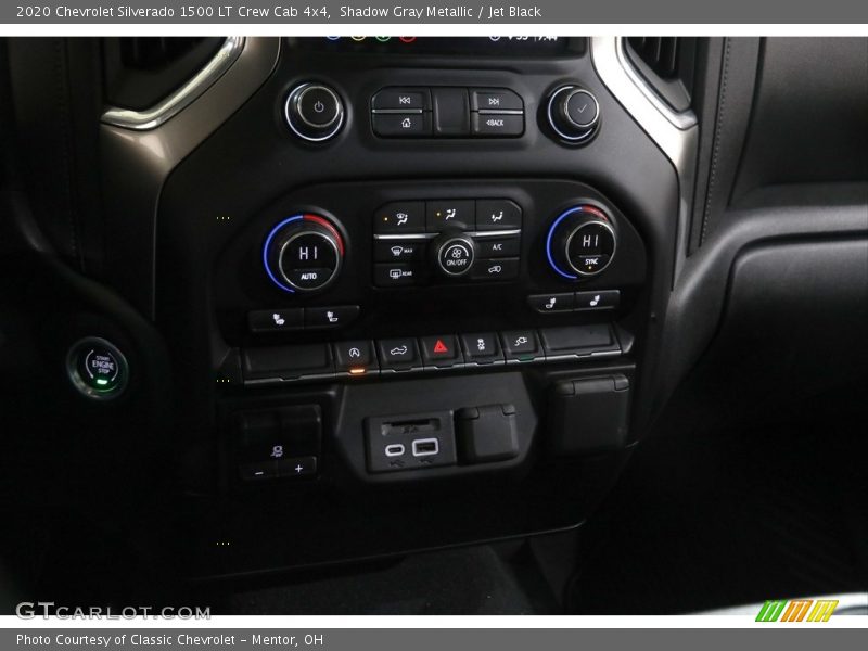 Shadow Gray Metallic / Jet Black 2020 Chevrolet Silverado 1500 LT Crew Cab 4x4