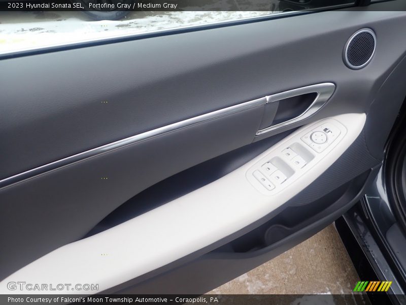 Portofino Gray / Medium Gray 2023 Hyundai Sonata SEL