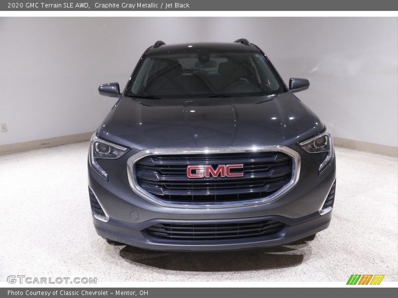 Graphite Gray Metallic / Jet Black 2020 GMC Terrain SLE AWD