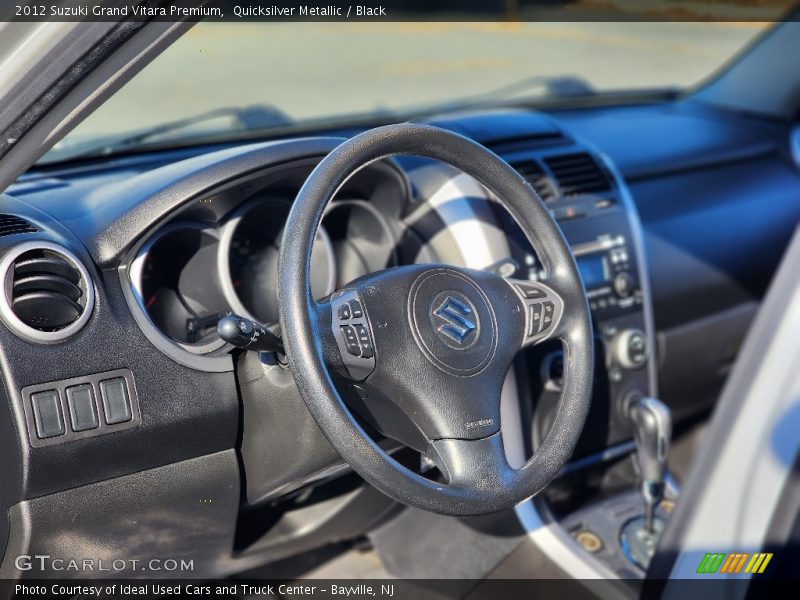 Quicksilver Metallic / Black 2012 Suzuki Grand Vitara Premium
