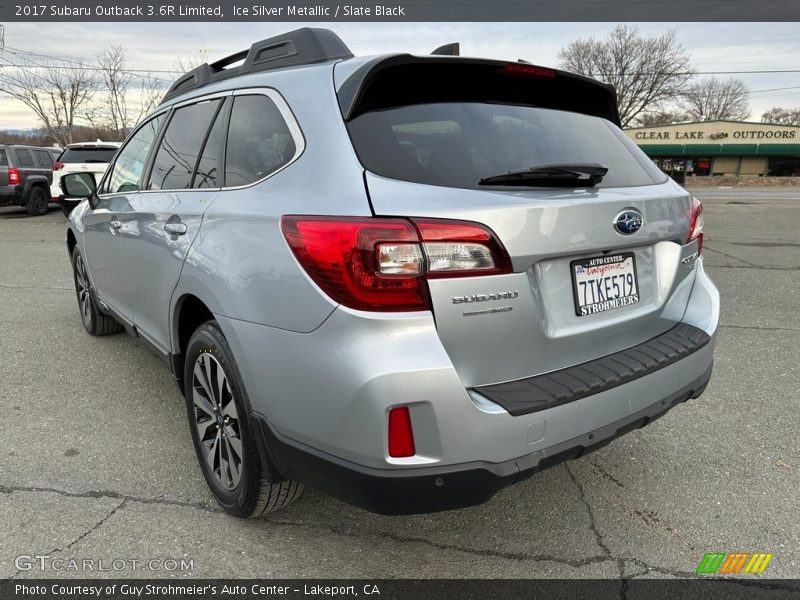Ice Silver Metallic / Slate Black 2017 Subaru Outback 3.6R Limited