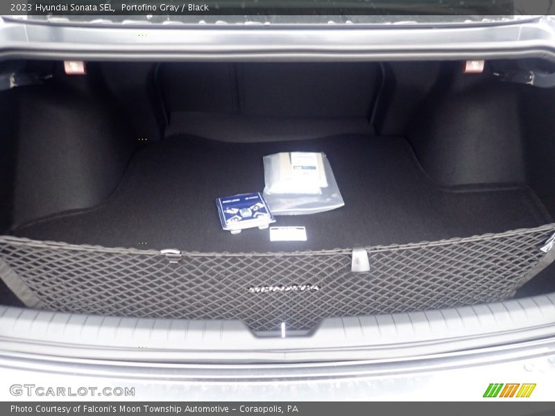 Portofino Gray / Black 2023 Hyundai Sonata SEL