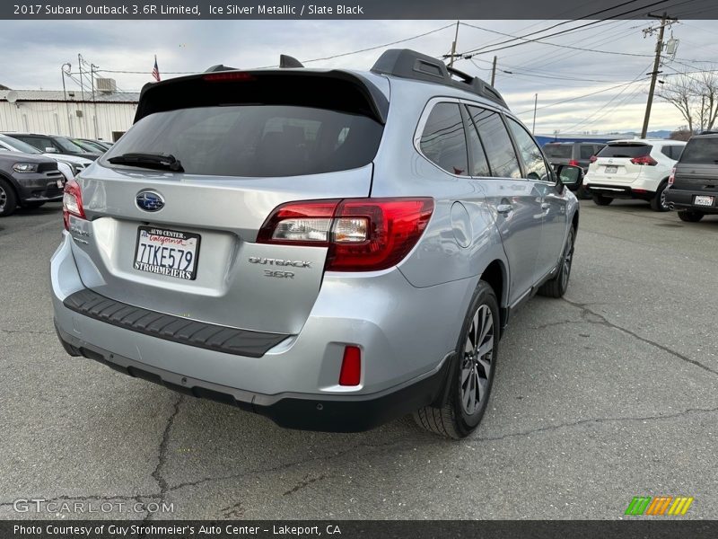Ice Silver Metallic / Slate Black 2017 Subaru Outback 3.6R Limited
