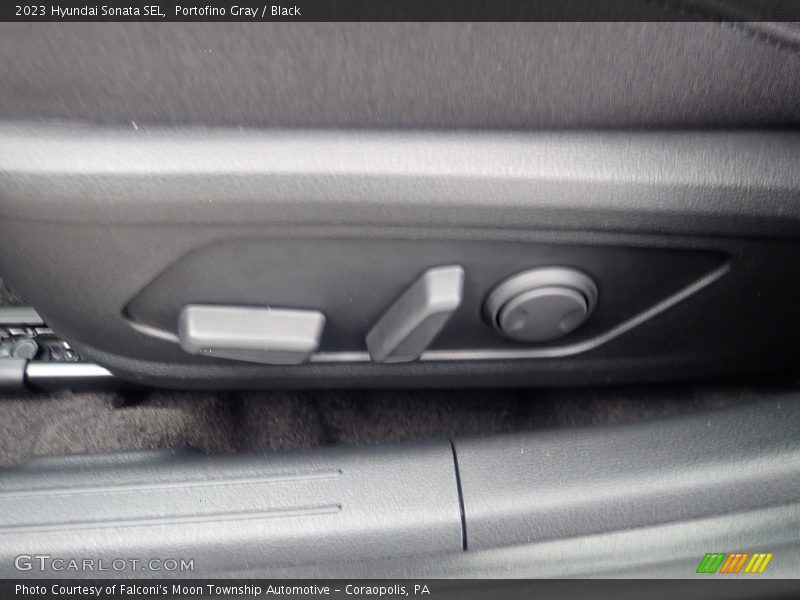 Portofino Gray / Black 2023 Hyundai Sonata SEL