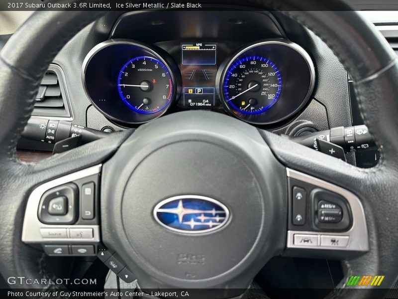 Ice Silver Metallic / Slate Black 2017 Subaru Outback 3.6R Limited