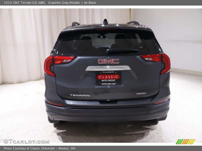 Graphite Gray Metallic / Jet Black 2020 GMC Terrain SLE AWD