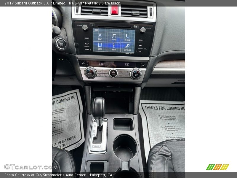 Ice Silver Metallic / Slate Black 2017 Subaru Outback 3.6R Limited