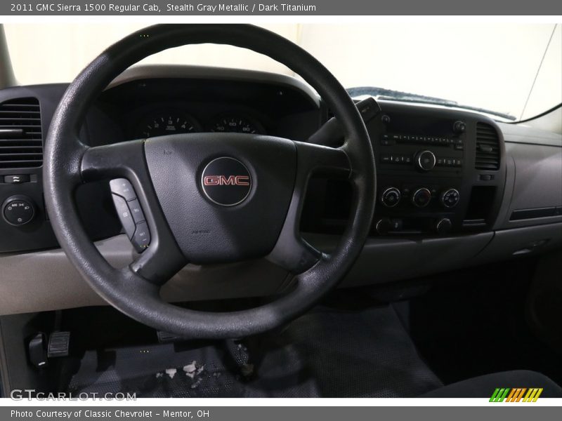 Stealth Gray Metallic / Dark Titanium 2011 GMC Sierra 1500 Regular Cab