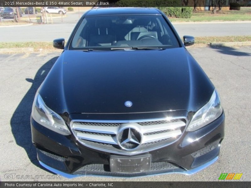 Black / Black 2015 Mercedes-Benz E 350 4Matic Sedan