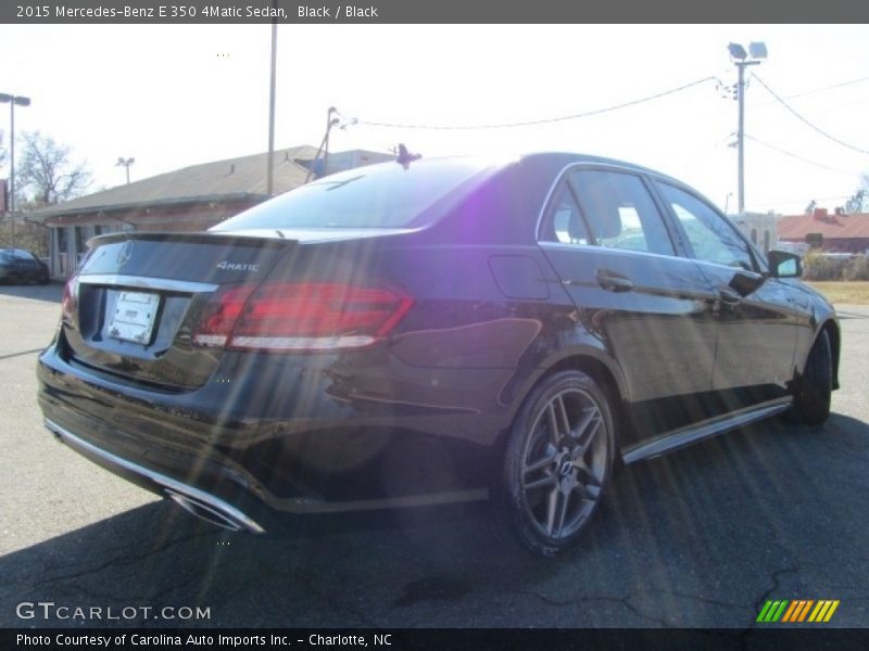 Black / Black 2015 Mercedes-Benz E 350 4Matic Sedan