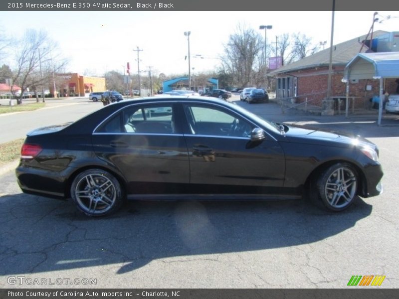 Black / Black 2015 Mercedes-Benz E 350 4Matic Sedan
