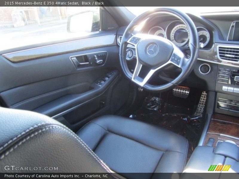 Black / Black 2015 Mercedes-Benz E 350 4Matic Sedan