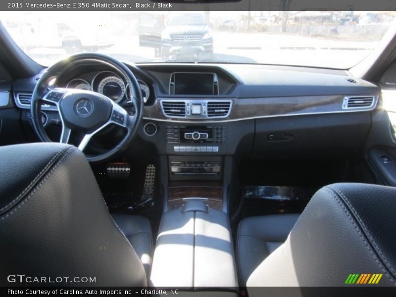 Black / Black 2015 Mercedes-Benz E 350 4Matic Sedan