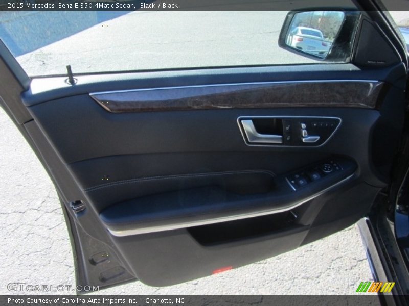 Black / Black 2015 Mercedes-Benz E 350 4Matic Sedan