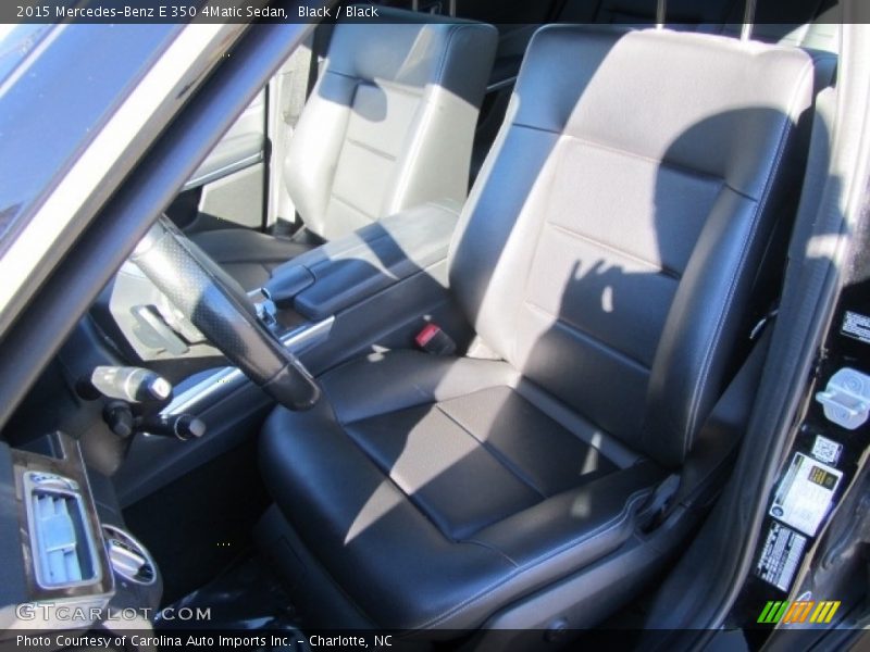Black / Black 2015 Mercedes-Benz E 350 4Matic Sedan