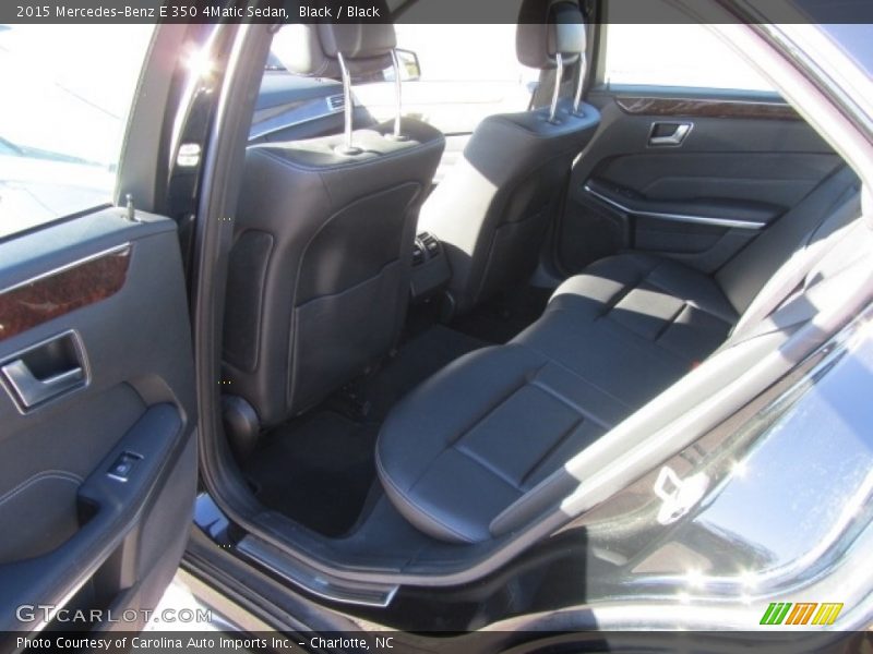 Black / Black 2015 Mercedes-Benz E 350 4Matic Sedan