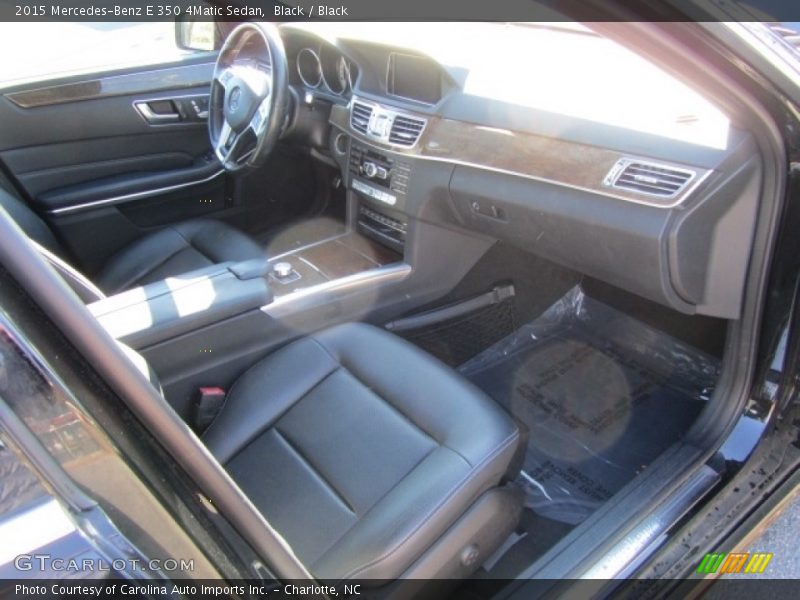 Black / Black 2015 Mercedes-Benz E 350 4Matic Sedan