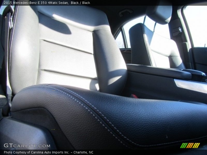 Black / Black 2015 Mercedes-Benz E 350 4Matic Sedan