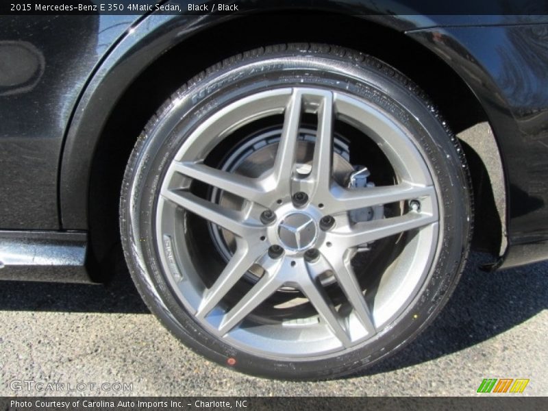 Black / Black 2015 Mercedes-Benz E 350 4Matic Sedan