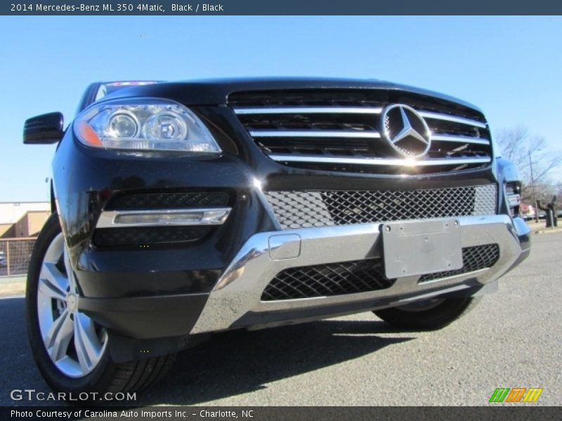 Black / Black 2014 Mercedes-Benz ML 350 4Matic