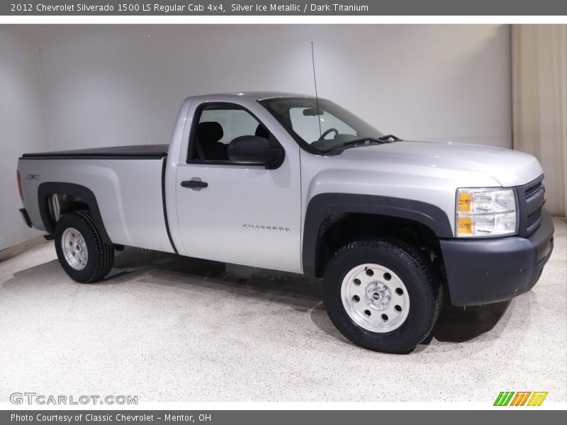 Silver Ice Metallic / Dark Titanium 2012 Chevrolet Silverado 1500 LS Regular Cab 4x4