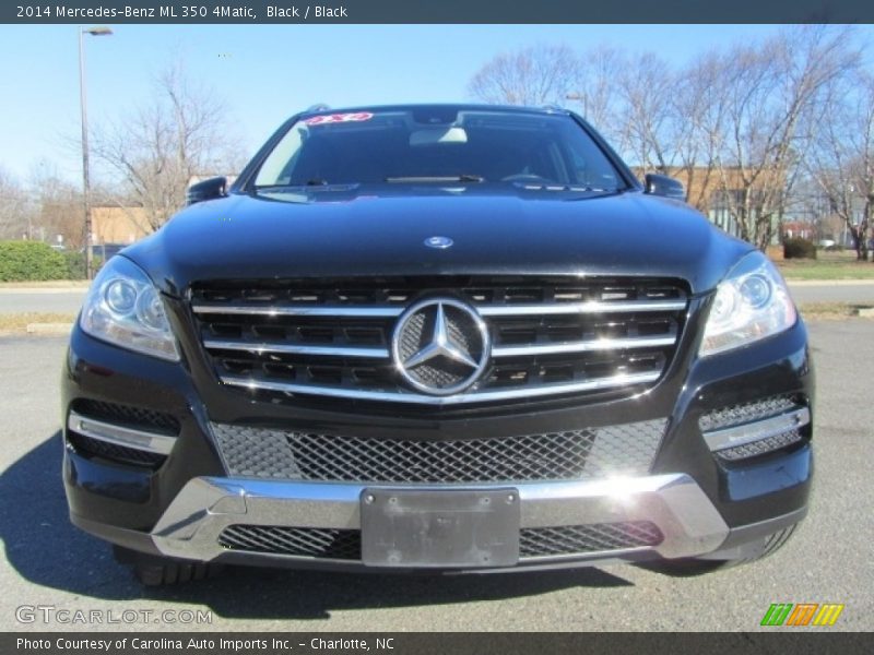 Black / Black 2014 Mercedes-Benz ML 350 4Matic