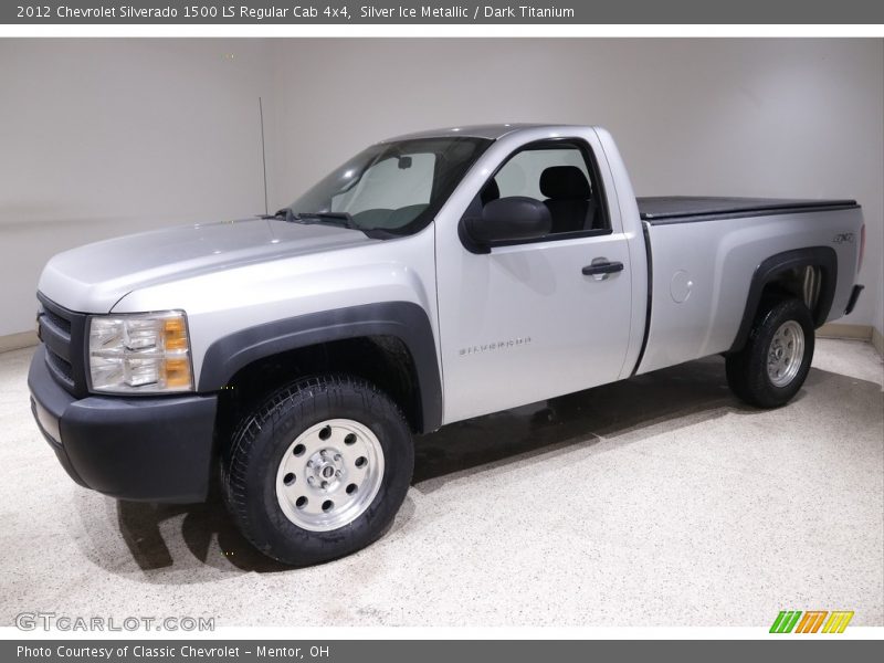 Silver Ice Metallic / Dark Titanium 2012 Chevrolet Silverado 1500 LS Regular Cab 4x4