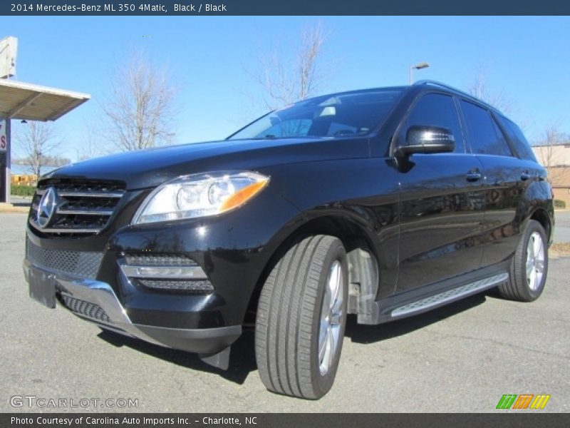 Black / Black 2014 Mercedes-Benz ML 350 4Matic
