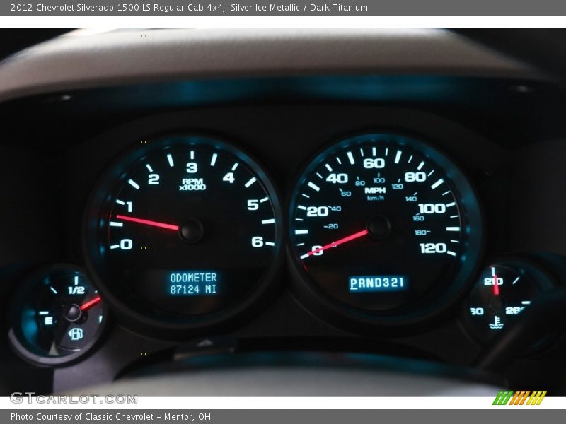 Silver Ice Metallic / Dark Titanium 2012 Chevrolet Silverado 1500 LS Regular Cab 4x4