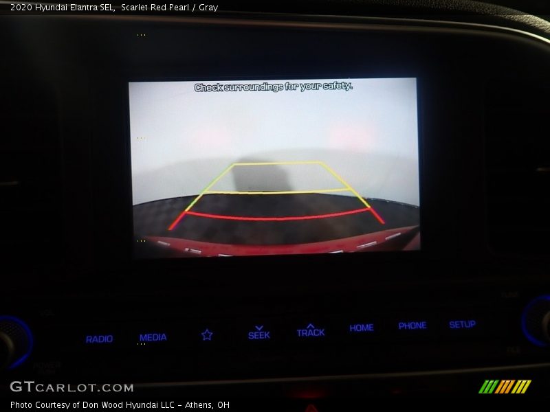 Scarlet Red Pearl / Gray 2020 Hyundai Elantra SEL