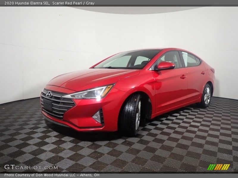 Scarlet Red Pearl / Gray 2020 Hyundai Elantra SEL