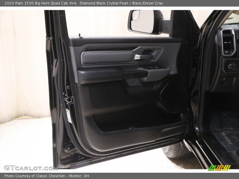 Diamond Black Crystal Pearl / Black/Diesel Gray 2020 Ram 1500 Big Horn Quad Cab 4x4