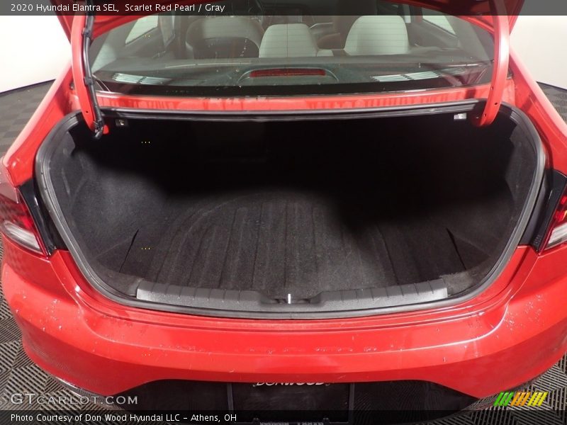 Scarlet Red Pearl / Gray 2020 Hyundai Elantra SEL