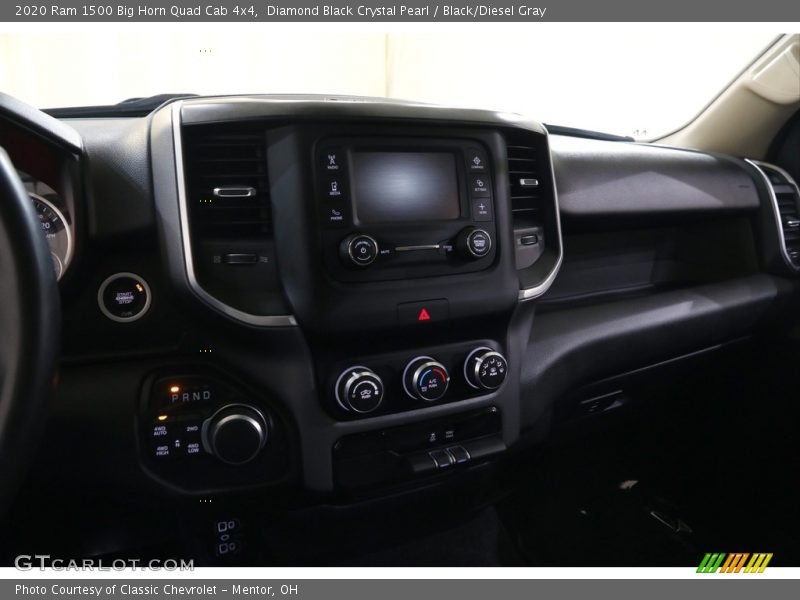 Diamond Black Crystal Pearl / Black/Diesel Gray 2020 Ram 1500 Big Horn Quad Cab 4x4