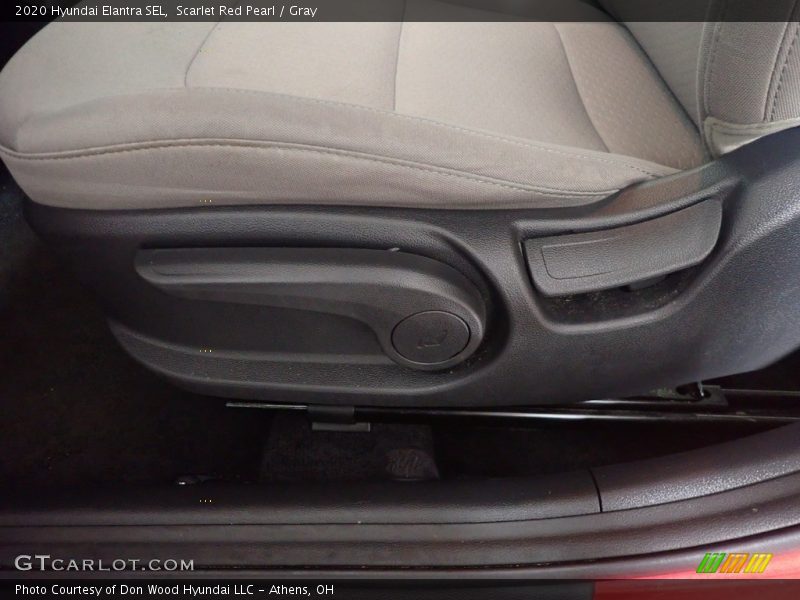 Scarlet Red Pearl / Gray 2020 Hyundai Elantra SEL