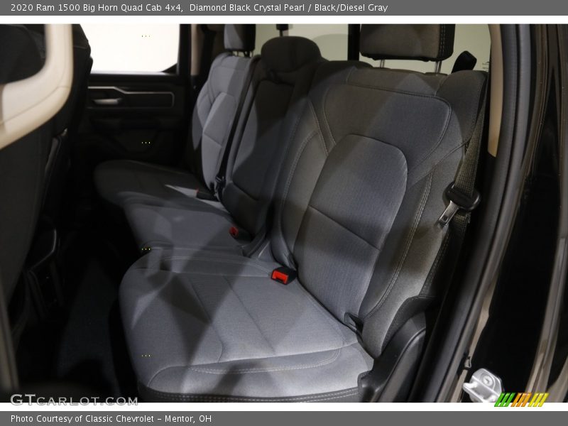 Diamond Black Crystal Pearl / Black/Diesel Gray 2020 Ram 1500 Big Horn Quad Cab 4x4
