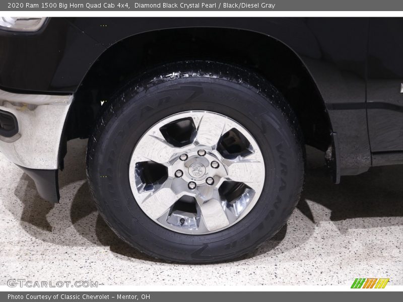 Diamond Black Crystal Pearl / Black/Diesel Gray 2020 Ram 1500 Big Horn Quad Cab 4x4