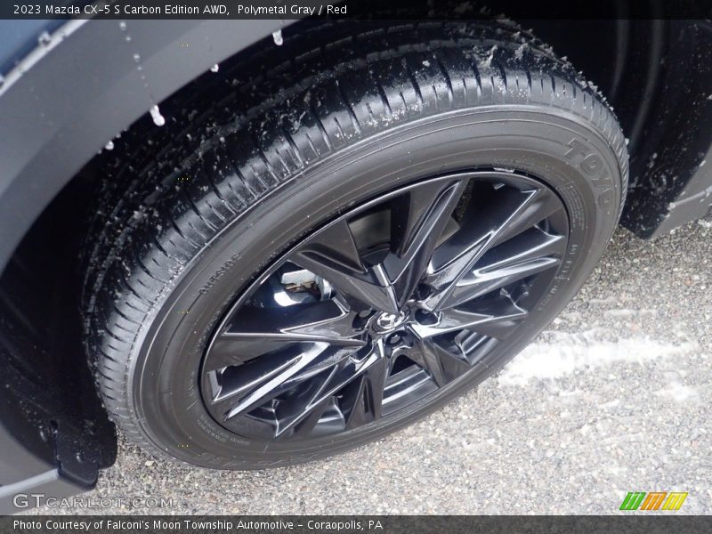 Polymetal Gray / Red 2023 Mazda CX-5 S Carbon Edition AWD