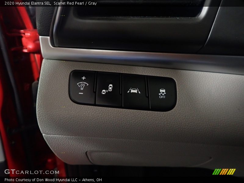 Scarlet Red Pearl / Gray 2020 Hyundai Elantra SEL