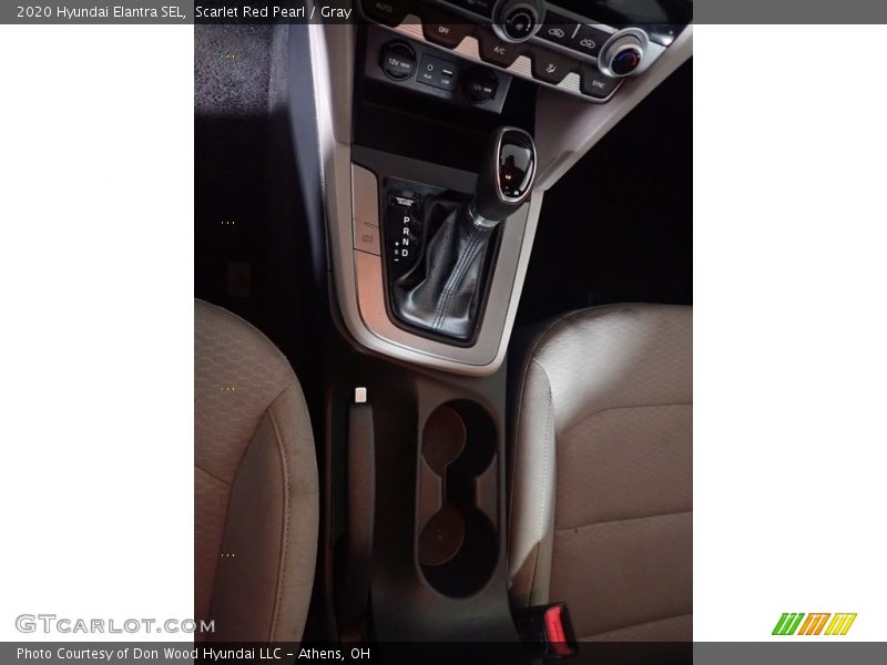 Scarlet Red Pearl / Gray 2020 Hyundai Elantra SEL