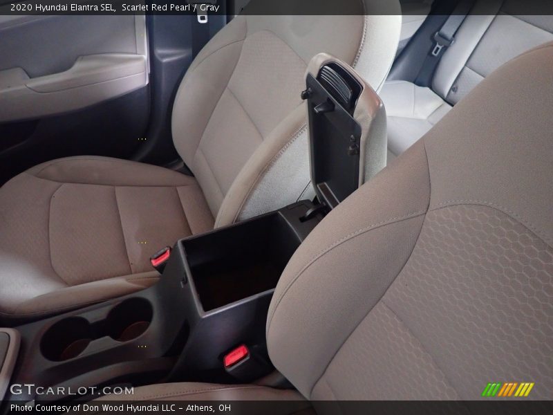 Scarlet Red Pearl / Gray 2020 Hyundai Elantra SEL